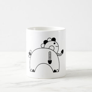 Canecas bonitinhas de caracteres Kawaii