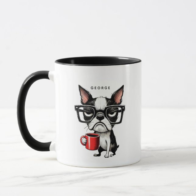 Canecas Boston Terrier (Esquerda)