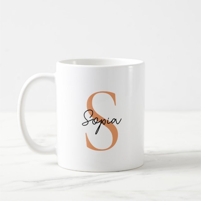 Canecas brancas personalizadas e elegantes (Esquerda)