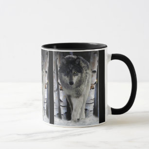 Canecas CINZENTAS do presente dos animais
