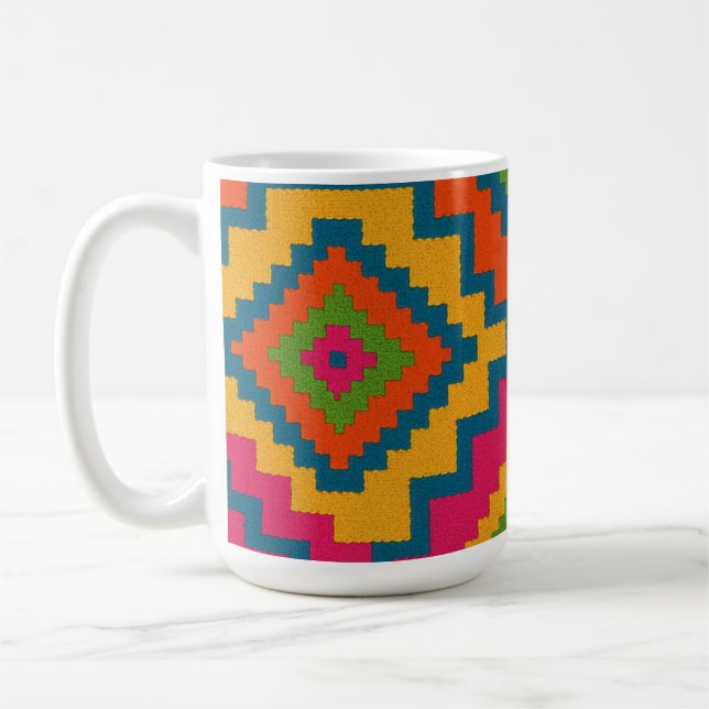 CANECAS CORES GEOMÉTRICO  (Esquerda)