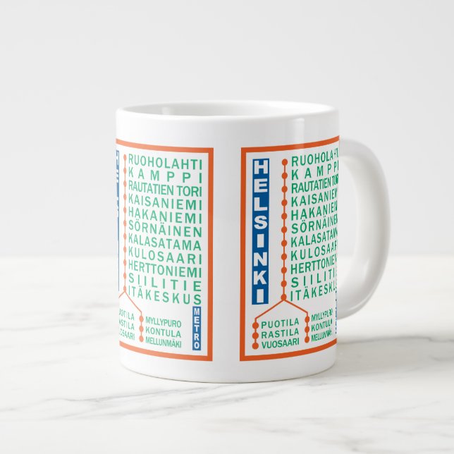 Canecas da Estação de Helsínquia (Frente Esquerda)