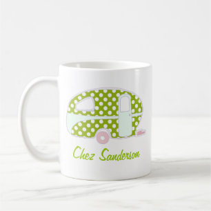 Canecas de Arte Personalizadas de Caravana Retro
