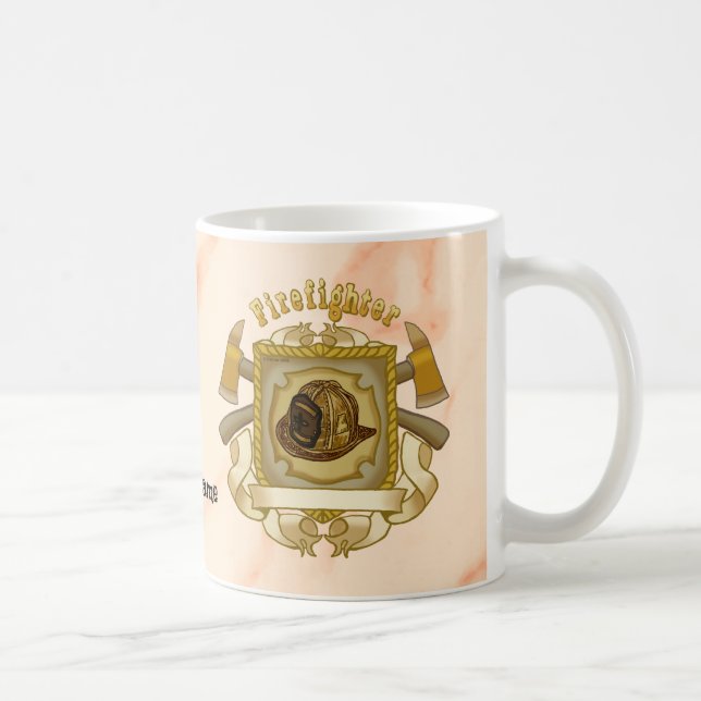 Canecas de bombeiros Escudo de Machado (Direita)