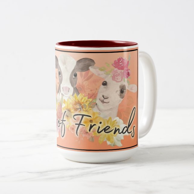 Canecas de Café Amigos 2 (Frente Esquerda)