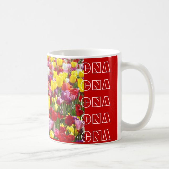 Canecas de café CNA Tulipa Flores Enfermeiro Assis (Direita)