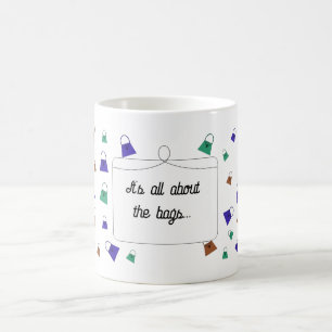 Canecas de Café Coloridas e Elegantes Bolsas