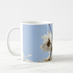 CANECAS DE CAFÉ COM FLORES DE MAGNÓLIA CANECAS DE