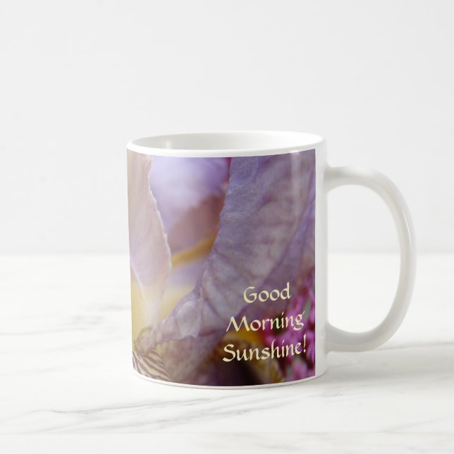 Canecas de café com Íris presentes Flores de Íris  (Direita)