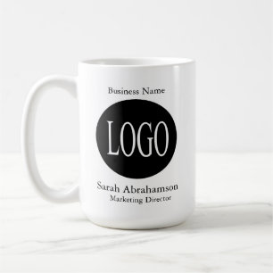 Canecas de Café com Logotipo Personalizado Preto e