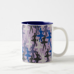 CANECAS DE CAFÉ COM PADRÃO DE BALÉ - MELHORES CANE