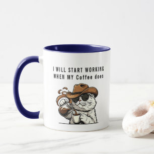 Canecas De Café Com Tipografia Divertida Moderna C