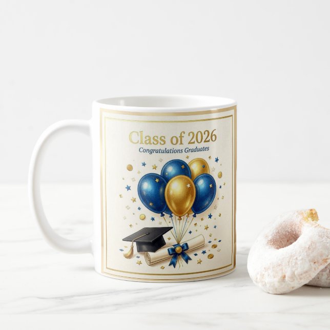 Canecas de Café Comemorativas de Formatura (Com Donut)