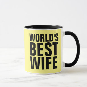 CANECAS DE CAFÉ DA ESPOSA DO MUNDO AS MELHORES