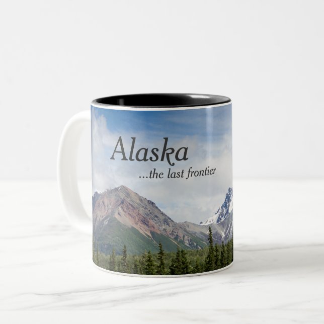 Canecas de café de Alaska - a última fronteira (Frente Esquerda)
