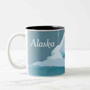 Canecas de café de Alaska - iceberg