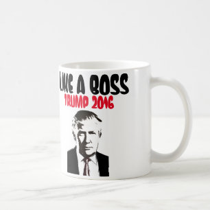 Canecas de café de Donald Trump, COMO um CHEFE
