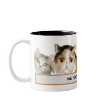 Canecas de café de gatos engraçados jogando Mahjon