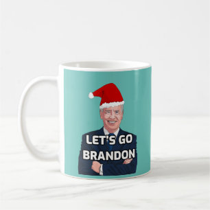 CANECAS DE CAFÉ DE NATAL JOE BIDEN LET'S GO BRANDO