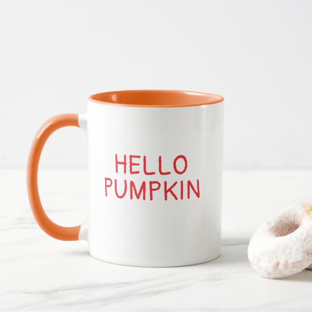 canecas de café de outono Ação de Graças decor-F (Com Donut)