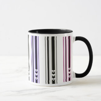 Canecas de café do coração