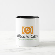 Canecas de café do dinheiro de Bitcoin e canecas
