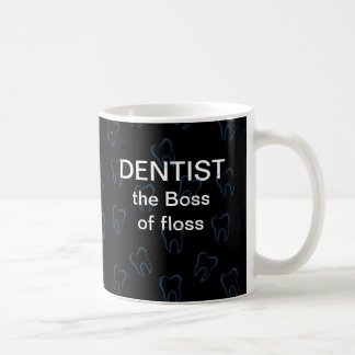 Canecas de café do tema do dentista