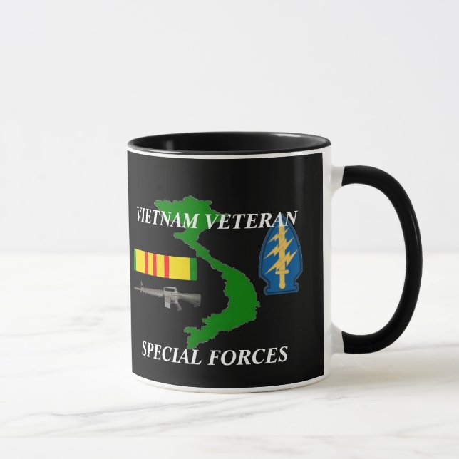 Canecas de café do veterano de Vietnam das forças (Direita)