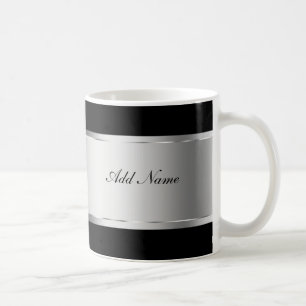 Canecas de café elegantes do monograma