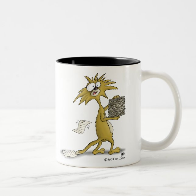 Canecas de café engraçadas: Deixe o esforço (Direita)