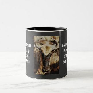 Canecas de café engraçadas dos humoros azuis do
