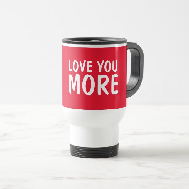 CANECAS DE CAFÉ EU AMO VOCÊ MAIS (Frente Esquerda)