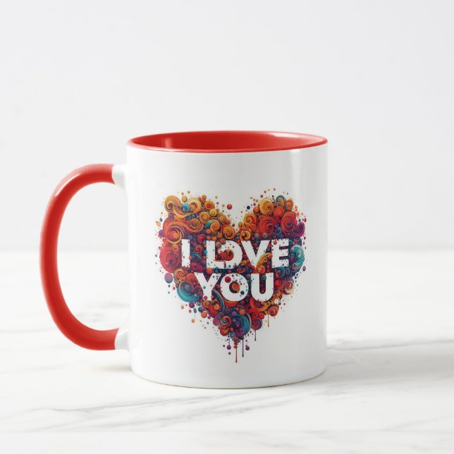 Canecas de Café Eu Te Amo (Esquerda)