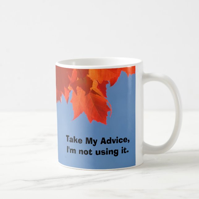 Canecas de Café Humor presentes Conselho de Férias (Direita)