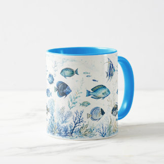 Canecas de Café Peixe azul Costeiro