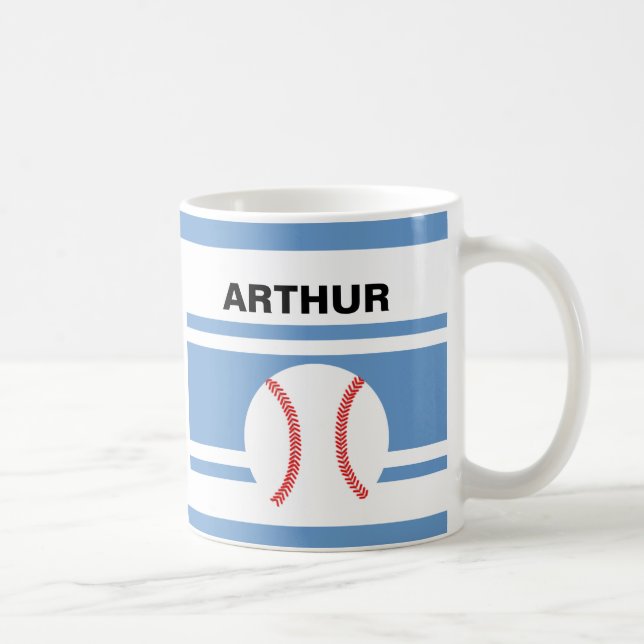 Canecas de café personalizadas do basebol (Direita)