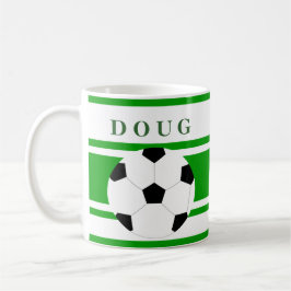 Canecas de café personalizadas do futebol