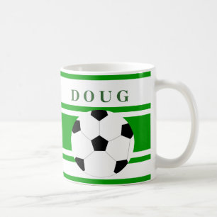 Canecas de café personalizadas do futebol