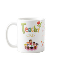 Canecas de café Presente para professores nome per