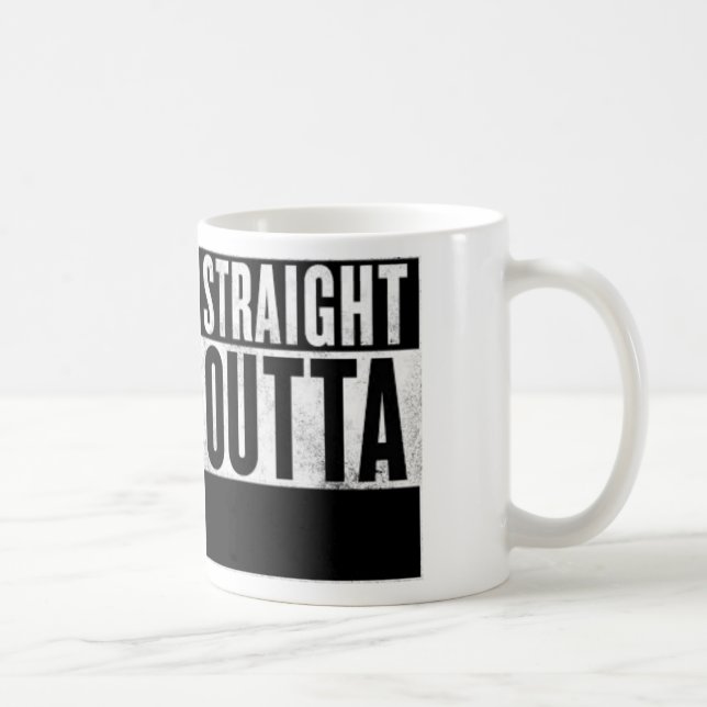 Canecas de café RETAS personalizadas de OUTTA (Direita)