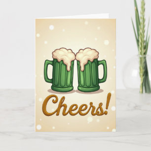 Canecas de Cerveja Celebração Cartão