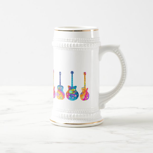 CANECAS DE CERVEJA DA CERVEJA - GUITARRA (Direita)