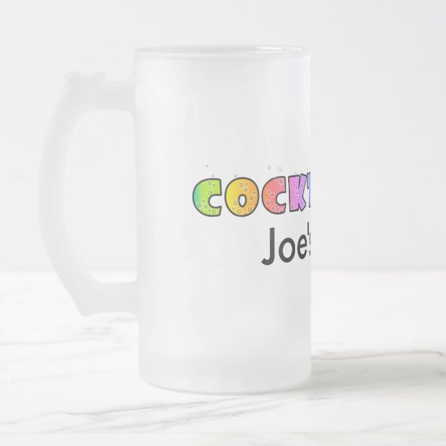 CANECAS DE CERVEJA foscos, MUGS - COCKTAIL UP! (Esquerda)