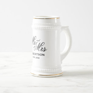 Canecas de cerveja personalizadas para casamento M