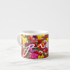 canecas de espresso Tulipa Flores de Primavera pre