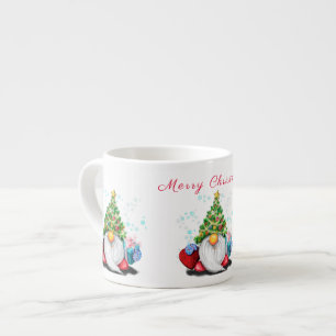 Canecas de Expresso de Natal com Gnomos Fofos