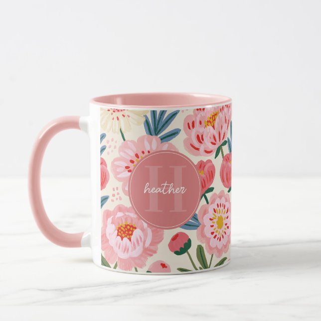 Canecas de Flores Caprichosas Fofas (Esquerda)