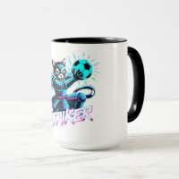 Canecas de Gato Cyberpunk Neon – Edição de Present