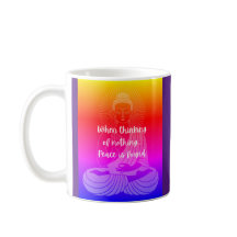 Canecas de Meditação BuddhaToday V5 #3 (aspas dupl