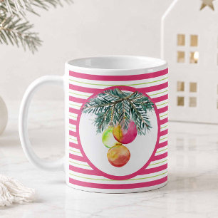 Canecas de Natal Rosa e Verde